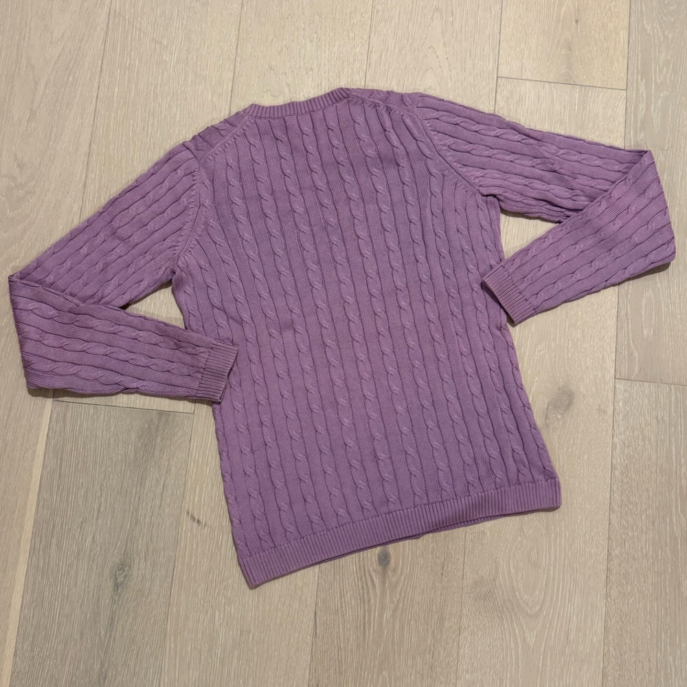 Fairway & Greene Lavender V-Neck Sweater - Picture 5 of 8
